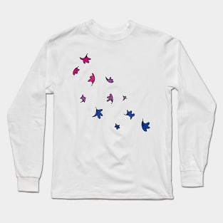 Heartstopper Leaves (Bi colours) Long Sleeve T-Shirt